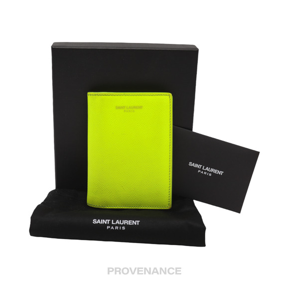 🔴 Saint Laurent Paris SLP Card Holder Wallet - Neon - Picture 1 of 10